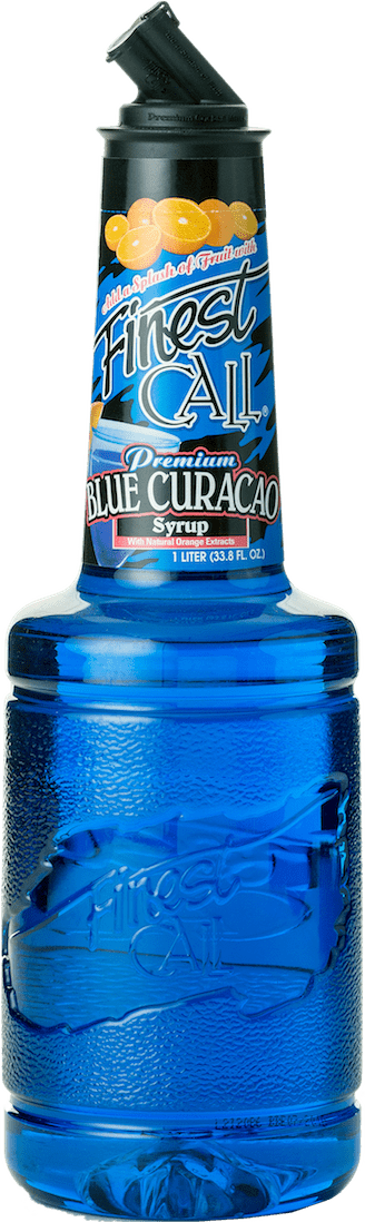 Blue Curacao Syrup Finest Call 7002